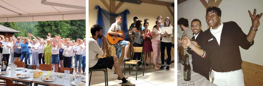 En famille, au centre La Ruche La Salle.